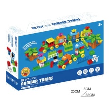 DIY 75pcs Number Train Toy Puzzle Building Blocks - Newest Design Educational Toy for Children