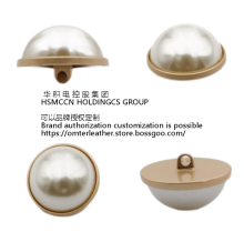 Pearl buttons sweater cardigan windbreaker top metal cashmere coat buttons high-end women's buttons