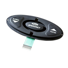 electronic silk printing Rubber Keypad Buttons with circuit layer