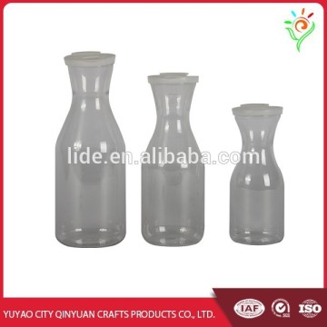 Custom size glass syrup bottle