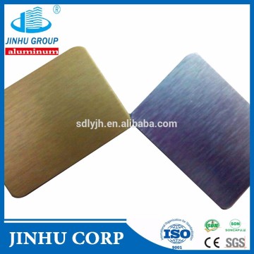 Golden Brush Aluminium Composite Panel 3mm Thickness