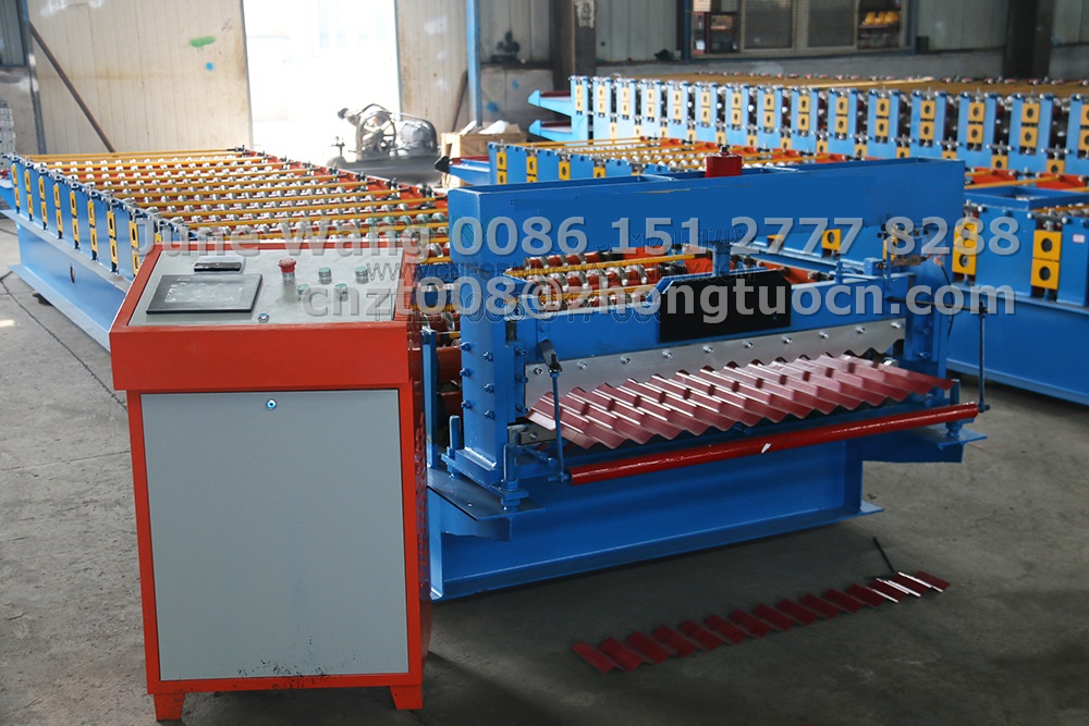 corrugated iron roofing sheet roll forming machine