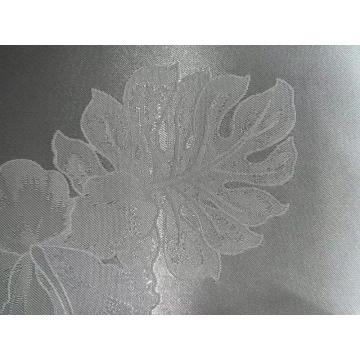 tissu de conception personnalisée de fleur d&#39;armure de jacquard de satin