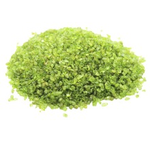 Natural Gemstone Wholesale: Plastic Boxed, Irregular Peridot Crushed Pieces & Crystal Peridot Stone Chips