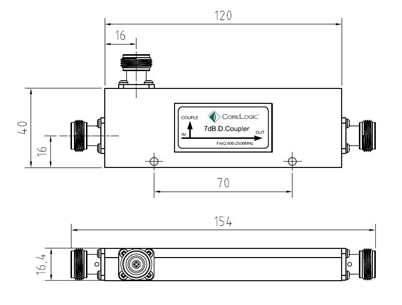 Cavity Directional Coupler Clcp-01xxa-N