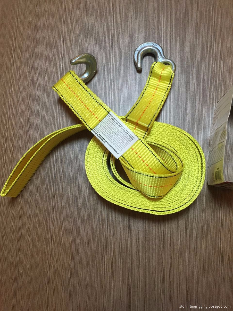 Polyester trailer tow strap