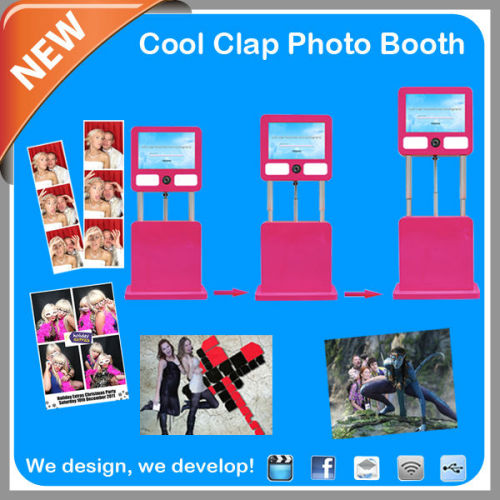 Portable Photo Booth vending machine sales With 3D Stunt For Fun Photography