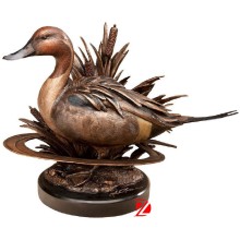 life size antique bronze wild duck statue