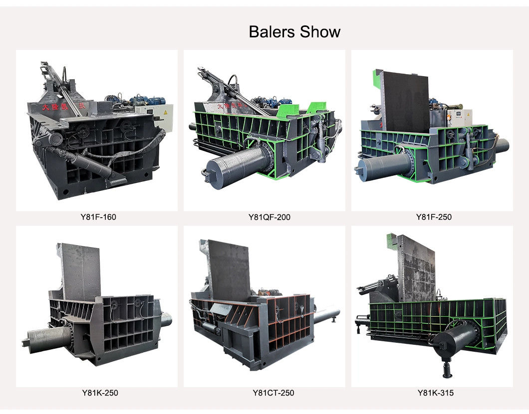 Automatic Y81-400 Hydraulic Car Balers for Scrap Distribution Center