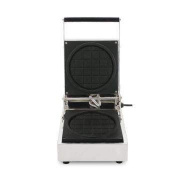 Commercia Belgium Waffle Maker Máquina de forma redonda Máquina de gofres para bocadillos