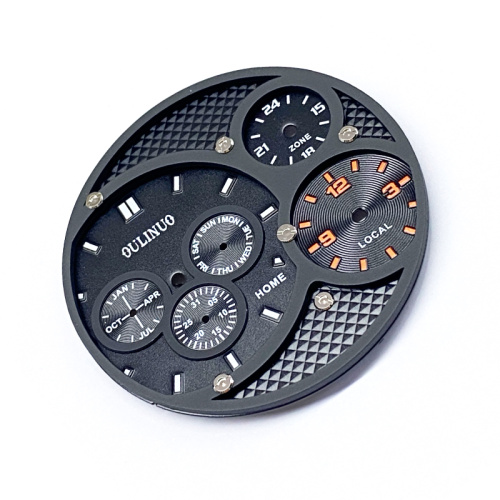 Dual time zone multi-functional Watch dial