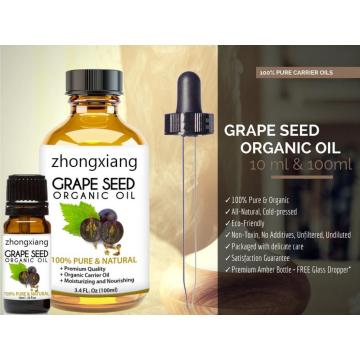 100% Natural grapeseed oil for aromatherapy or massage