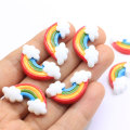 30mm Lovely Colorful Cloud Resin Flatback Cabochons For Hair Bow Centers DIY Scrapbooking Decoration