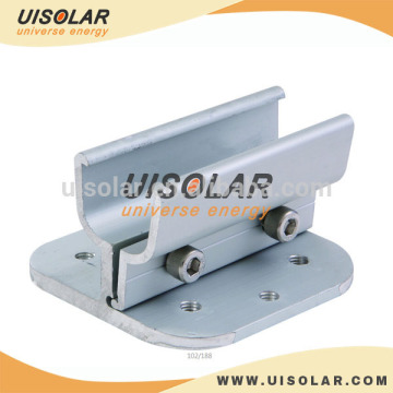 Solar standing seam roof clamp