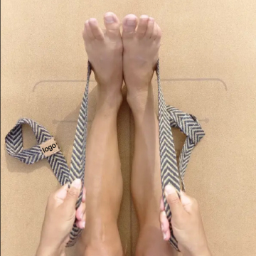 Jute Hemp Cotton Macrame Yoga Strap