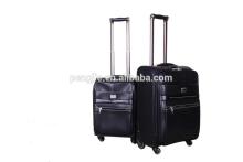 Flight Bag PU black luggage trailer