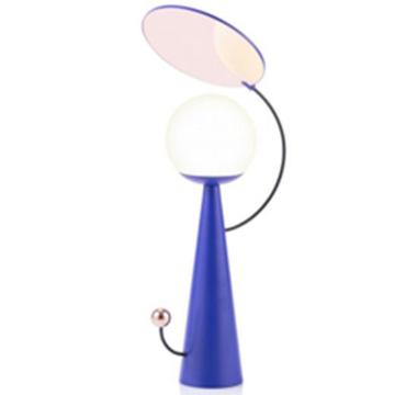 INSHINE Blue Rustic Style Table Lamp