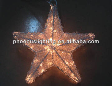 3D Pentagon Star Decoration Light Sculpture light