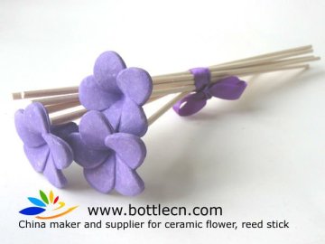 aroma diffuser,air diffuser, purple flower stick,flower rattan reed sticks