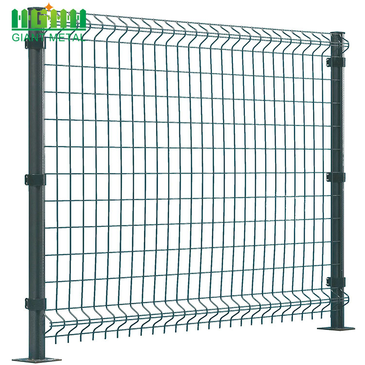 Triangle Bending PVC-Coated Welded 3D Wire Mesh Fence