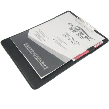 High Quality PU Leather A4 Clipboard with Customizable Logo