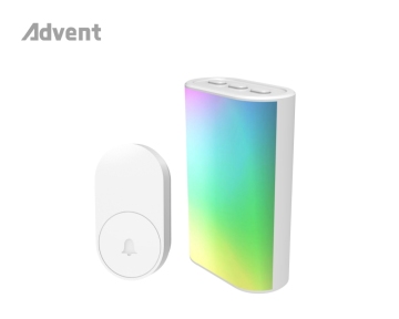 Led Rainbow Light Wireless Kinetic Doorbells