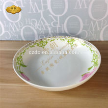 wholesale small bone china decal plate