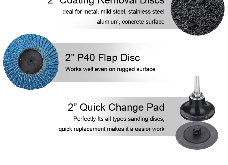 Quick-Change 2 Inch Sanding Disc Quick-Change 2 Inch Sanding Disc