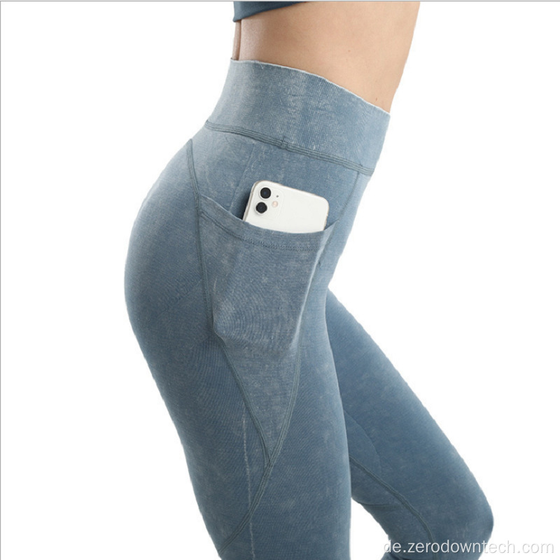 Damen Super Soft High Waist Legging Hip Lifting