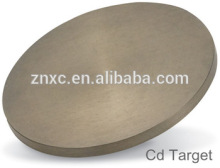 manufacture sputtering material high Purity 99.999% Cd Cadmium target
