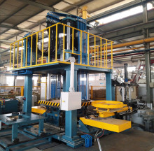 The low-tension casting machine