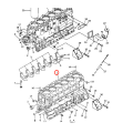 BLOC DE CYLINDRE DE MOTEUR KOMATSU 6D110 ORIGINAL 6138-22-1011