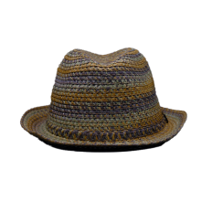 Elegant Handcrafted Straw Fedora Hat