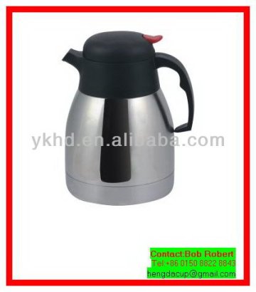 Unique custom double walls stainless steel coffee pot