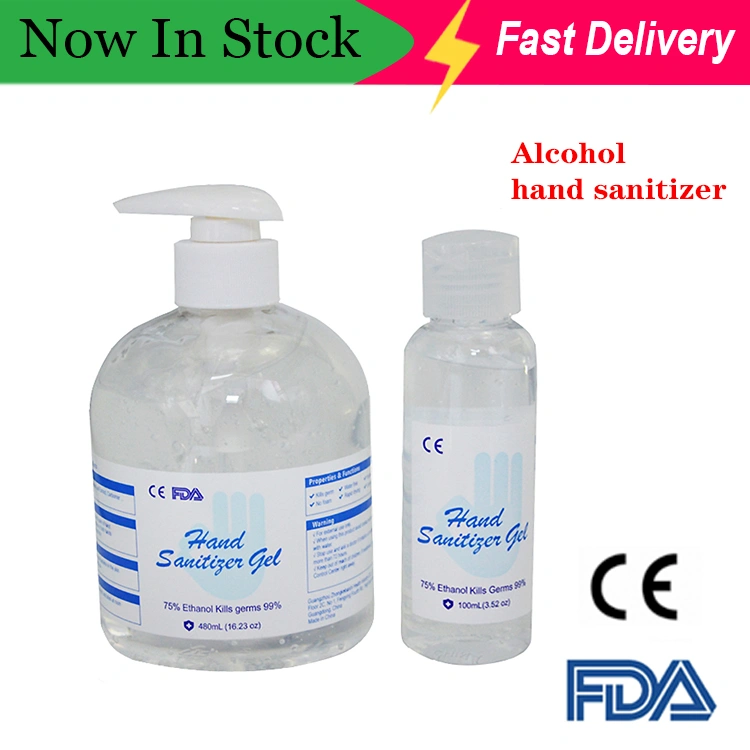 Hand Sanitizer Gel 75% Alcohol Kill 99% Germs 480ml&100ml Disinfect Sterilization