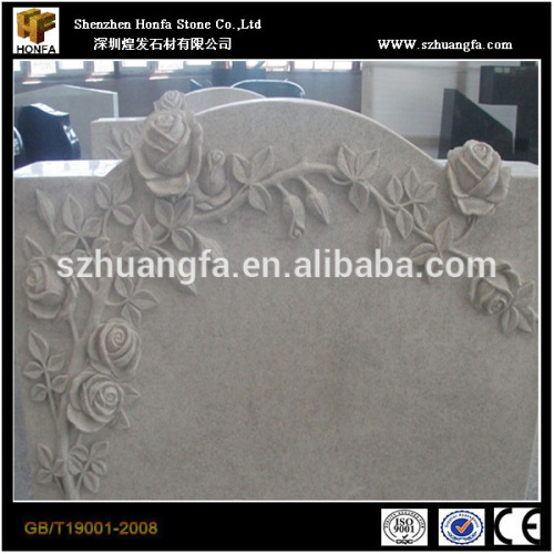 English Style Monument & Tombstone, White Granite Monuments