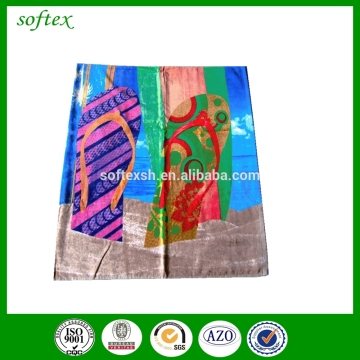 cotton wholesale reactive print velour beach towel                        
                                                                                Supplier's Choice