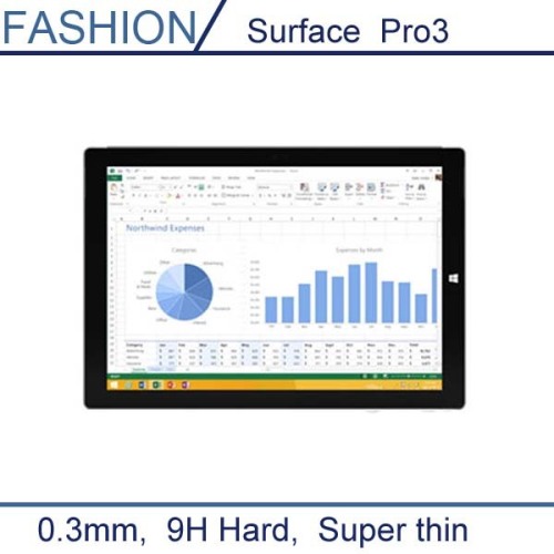 Tempered Glass for Microsoft Surface Pro3 12'' 9H