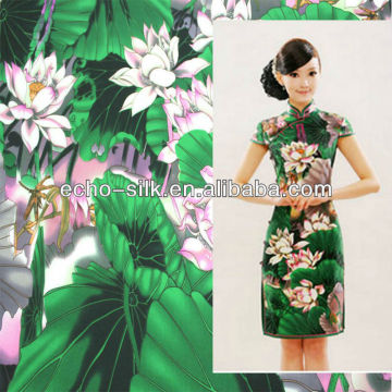 ladies fashion silk dress garments fabric