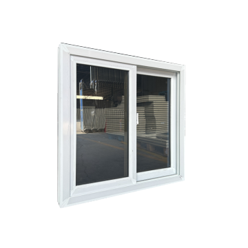 PVC Slider Window with Laminated Hurricane Glass and Mosquito Net