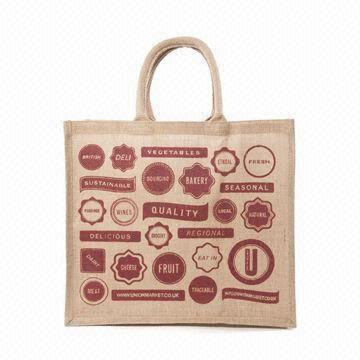 Gift Jute Bag, Customized Sizes, Colors and Logos Accepted, Solid and Colorful Printing