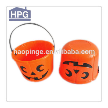 Plastic pumpkin halloween pumpkin bucket plastic halloween pumpkin buckets