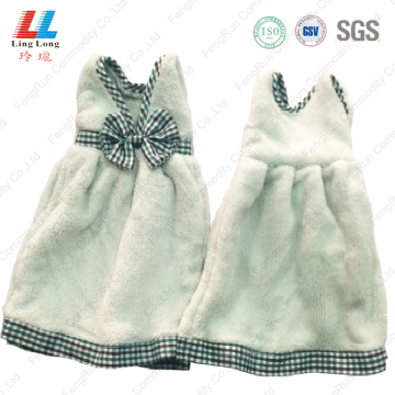 Microfiber Hand drying bowknot towel