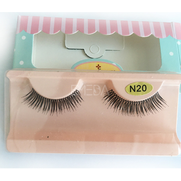 paper box fashion fake eye lashes human