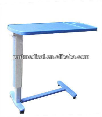 Hospital movable table/over bed table/dining table