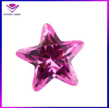 AAAAA Star Cut Imitation Diamond Jewelry Pink CZ Factory