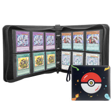 Modernqiu Wholesale Custom Logo Leather Card Album for Game Card Collection