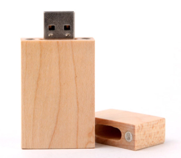 Wooden Pendrive with Laser engraved Logo