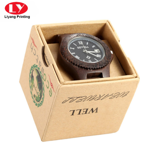 Brown Kraft Board Box Casual Watch Box
