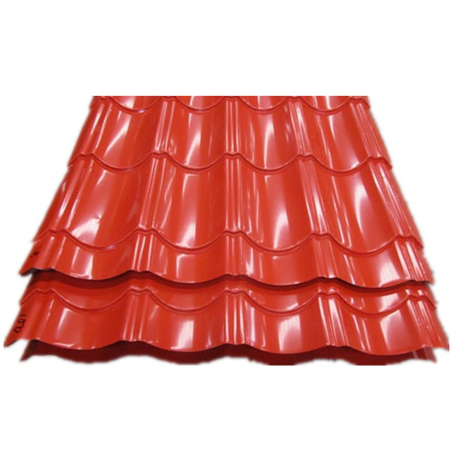 Red Colored Glazed Steel Sheet